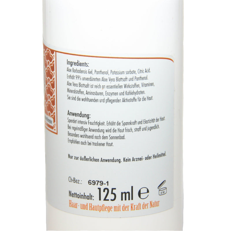Aloe Vera Hautpflege Spray Inhaltsstoffe- Body Enjoy