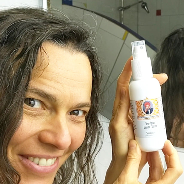 Ayurveda Deo Spray Limette Frau präsentiert -Body Enjoy