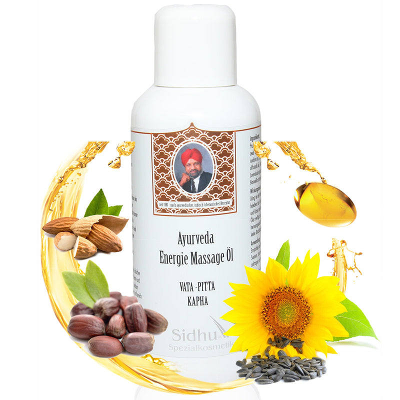 Ayurveda Energie Massage Öl 1000ml - Body Enjoy-Body Enjoy