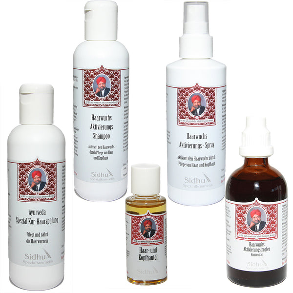 Ayurvedisches Haarpflege Set bei grauen Haaren - Body Enjoy-Body Enjoy