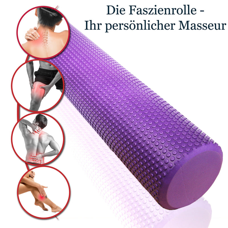 Weiche Faszienrolle Ø9,5cm x 43cm; AMAZON Bestseller-Body Enjoy