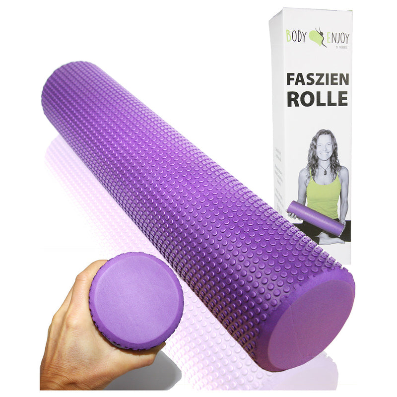 Weiche Faszienrolle Ø9,5cm x 43cm; AMAZON Bestseller-Body Enjoy