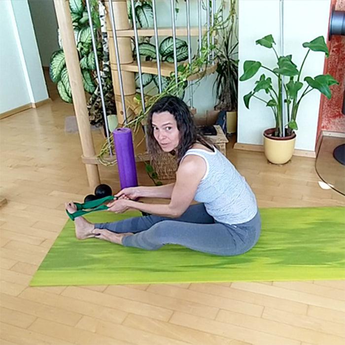 Yoga Gurt Anwendung Beine Strecken-Body Enjoy